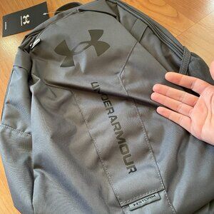 Under Armour Storm Gray Hustle Lite backpack Laptop bag, College, Camping UNISEX